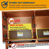 Acacia Elara Dresser with 6 Drawers - Megsu