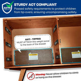 Acacia Harmony Dresser with 6 Drawers - Megsu