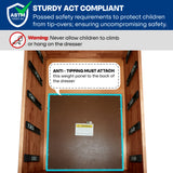 Acacia Harmony Dresser with 5 Drawers for Stylish Storage Solutions