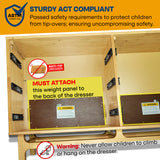 Acacia Elara Dresser with 6 Drawers for Stylish Storage Solutions