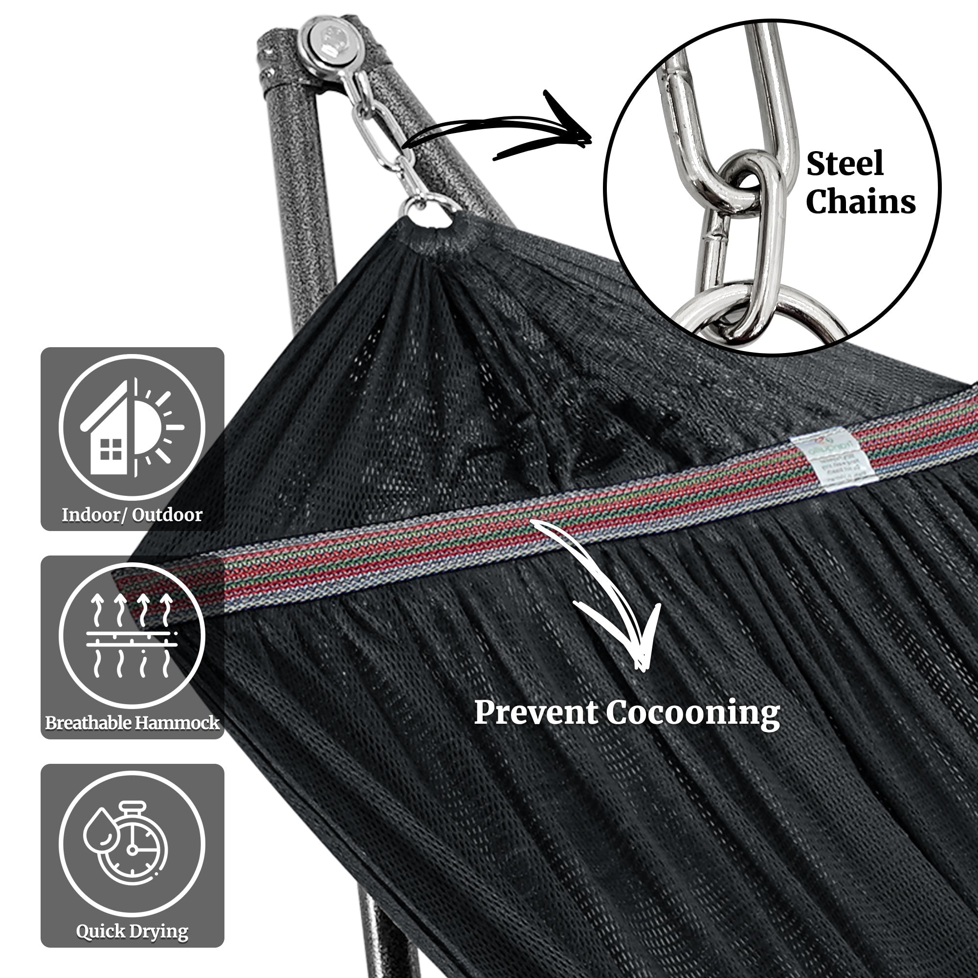 Tranquillo Universal Hammock with Stands