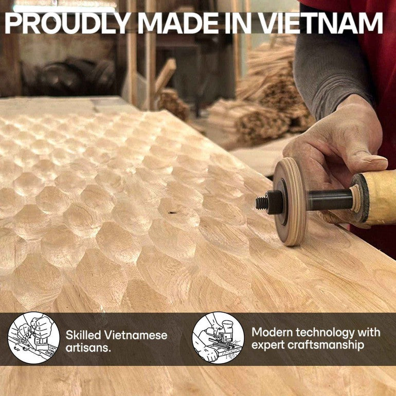 Acacia Elara Dresser with 5 Drawers - Megsu