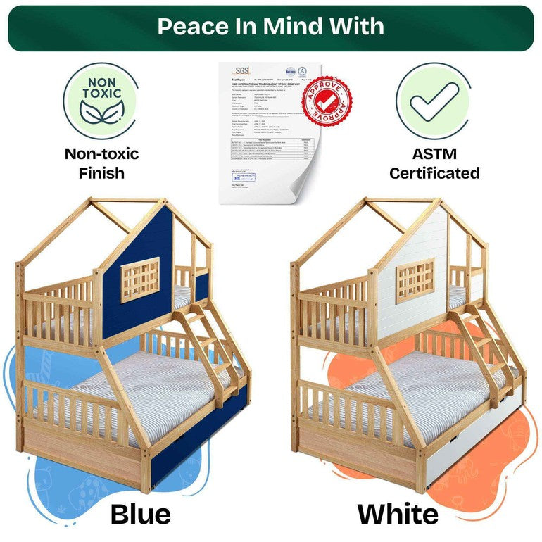 Treehouse Kid Bunk Bed for Fun and Adventure in Your Child's Room - Megsu