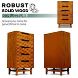 Acacia Elara Dresser with 5 Drawers - Megsu