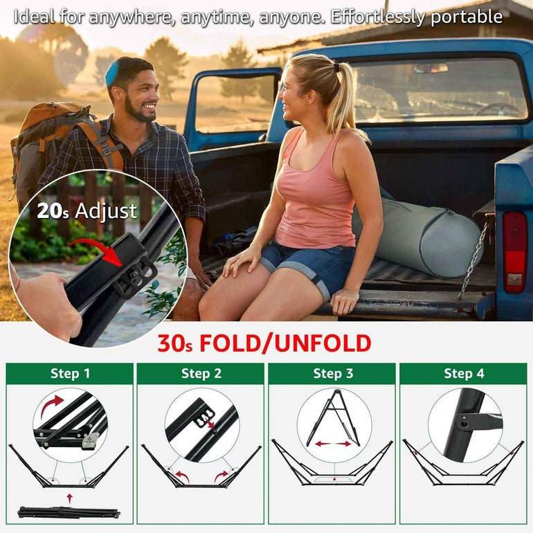 Tranquillo Unity Adjustable Hammock Stand - Megsu