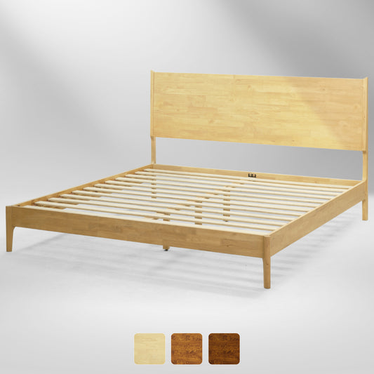 Haven Deluxe Wood Platform Bed Frame