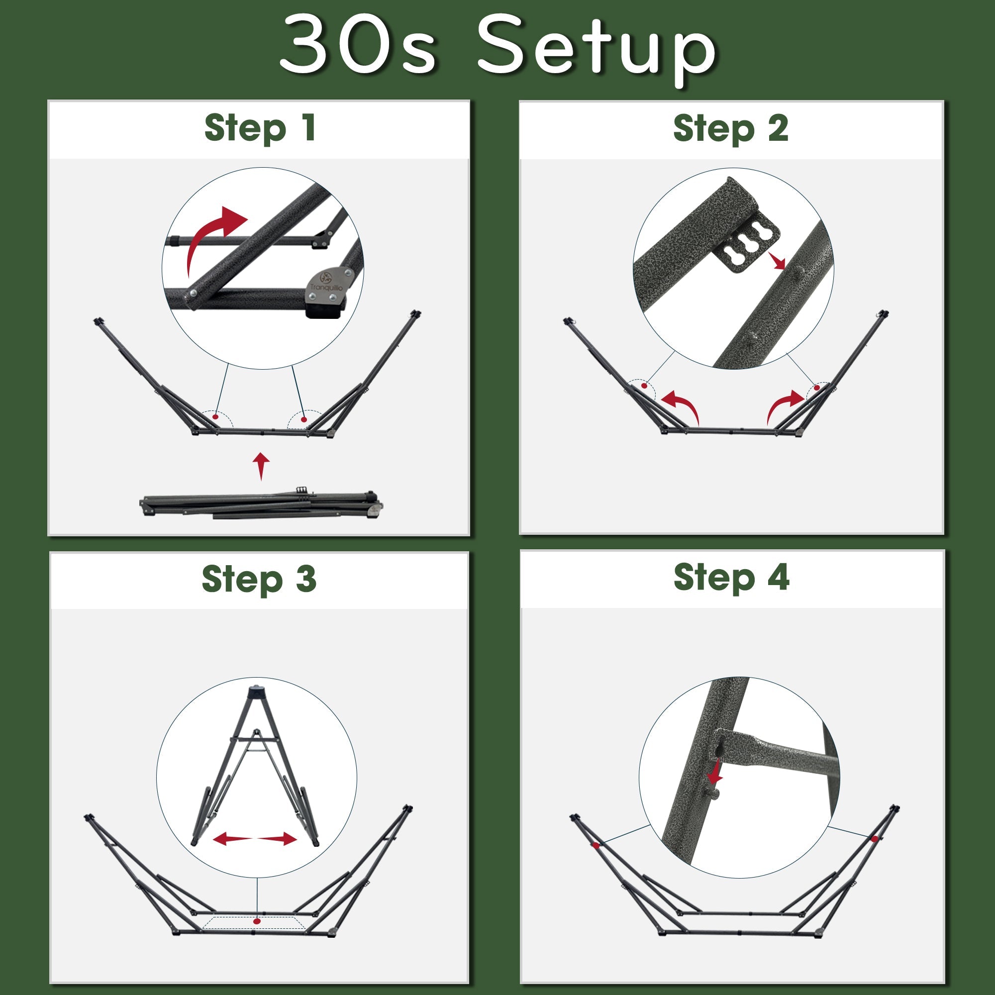 Tranquillo Universal Hammock Chair Set