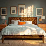 Acacia Sierra Deluxe Solid Wood Bed Frame - Megsu