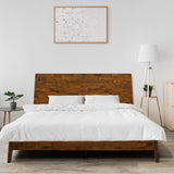 Serenity Deluxe Wood Platform Bed Frame