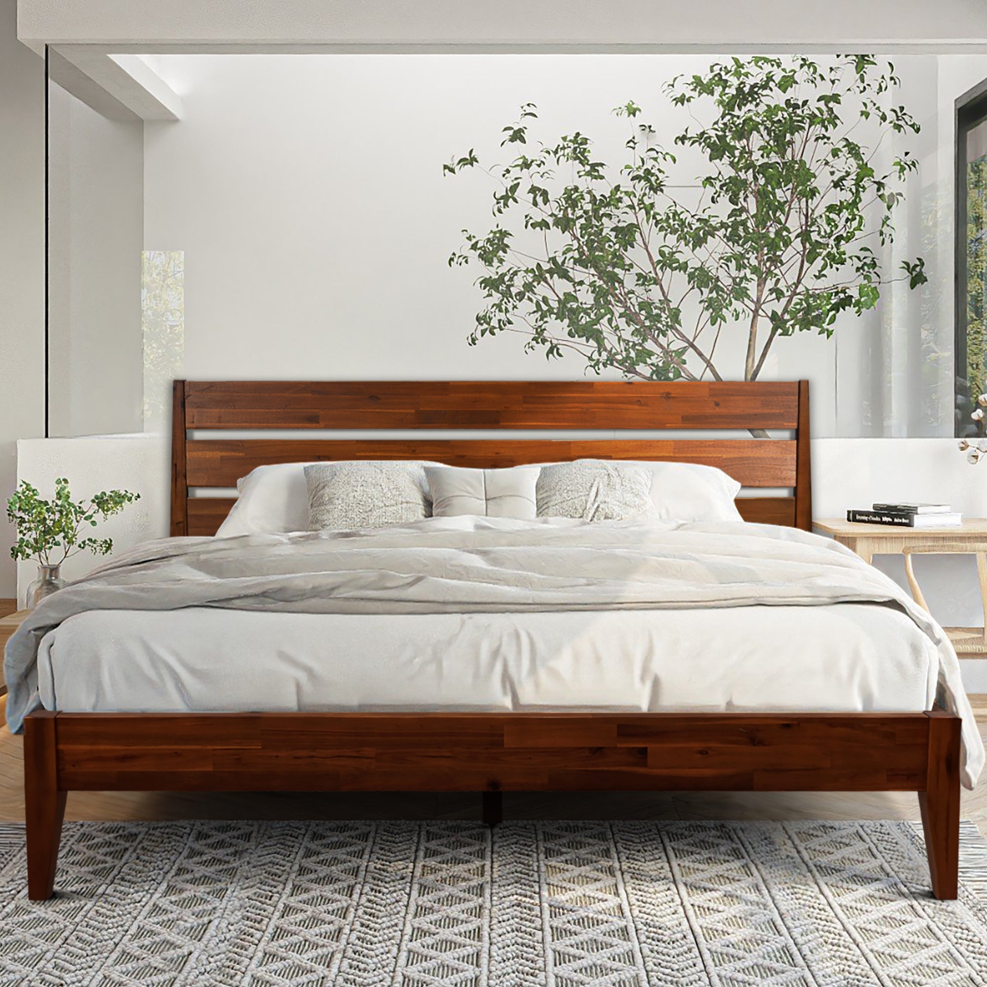 Emery Solid Wood Bed Frame