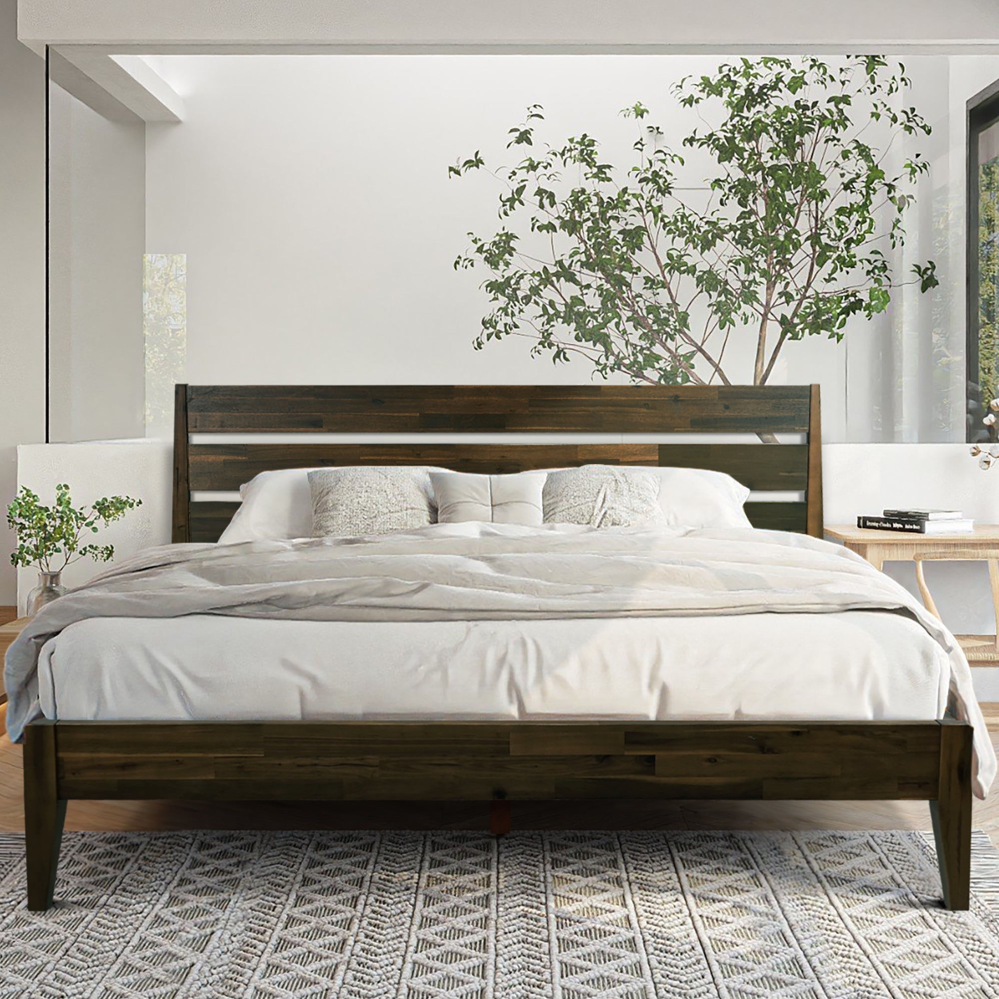 Emery Solid Wood Bed Frame