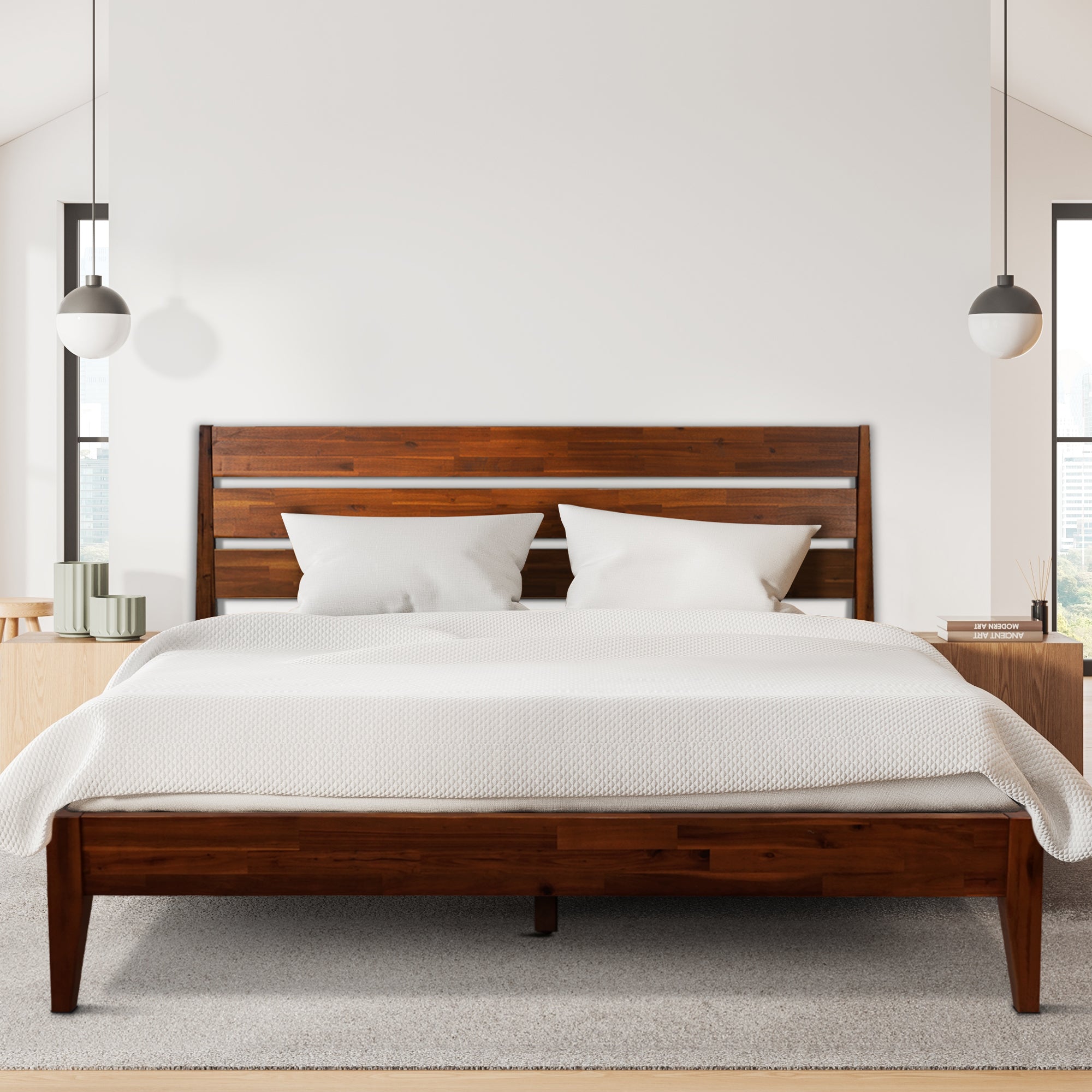 Emery Solid Wood Bed Frame