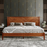 Rorns Panthera Platform Bed Frame With Headboard for Ultimate Comfort