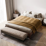 Mervyn Deluxe Wood Platform Bed Frame