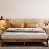 Mervyn Deluxe Wood Platform Bed Frame