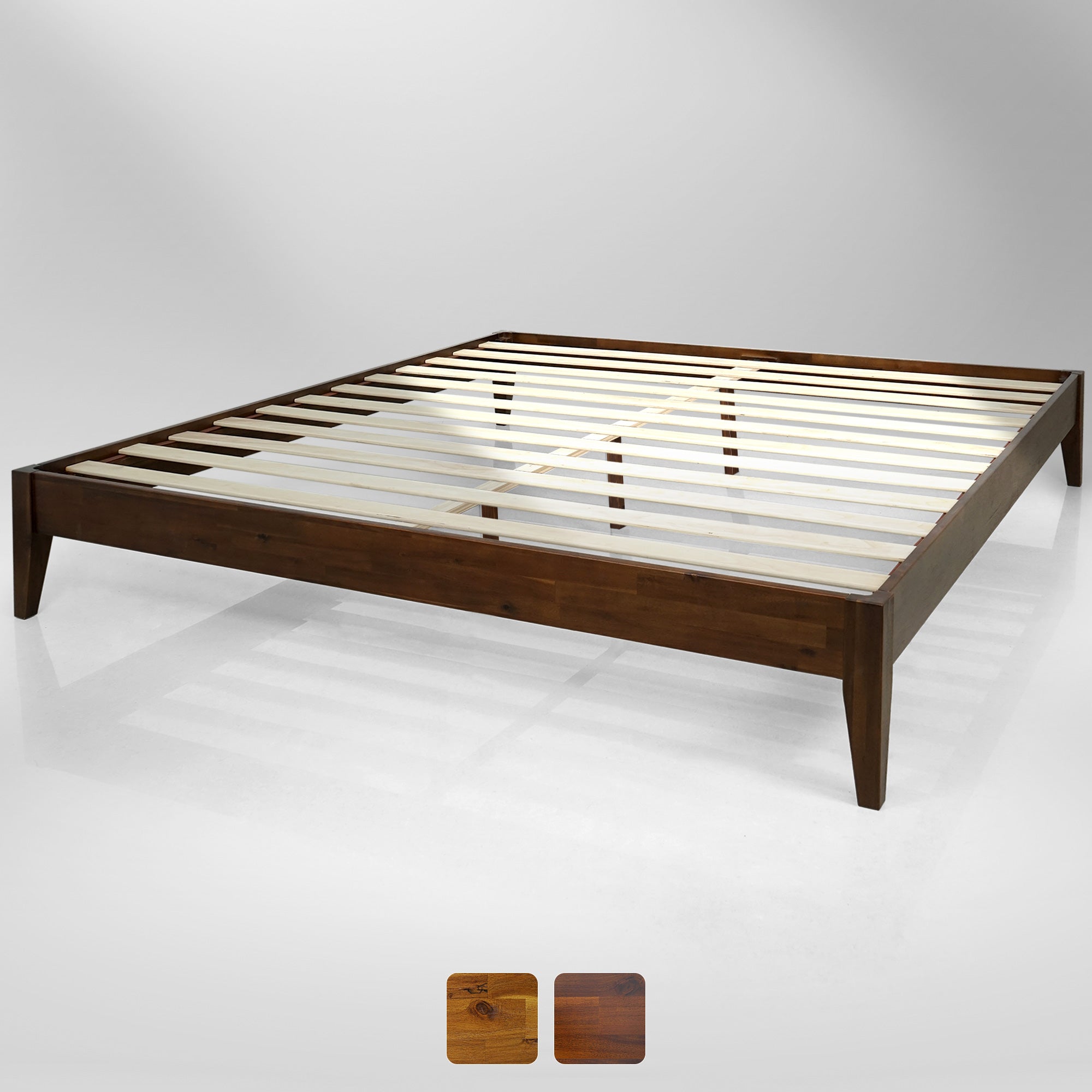 Mervyn Deluxe Wood Platform Bed Frame