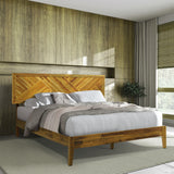 Sierra Deluxe Wood Platform Bed Frame