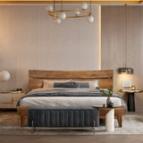 Aurora Solid Wood Bed Frame