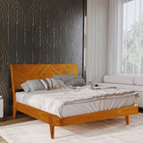 Rorns Gazelle Platform Bed Frame With Headboard for Ultimate Comfort