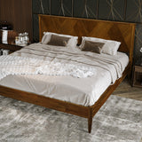 Panthera Platform Bed Frame With Headboard