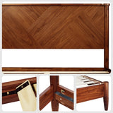 Rorns Panthera Platform Bed Frame With Headboard for Ultimate Comfort