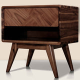 Rorns Laden Nightstand with drawer - Megsu