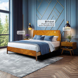 Rorns Laden Nightstand with drawer - Megsu