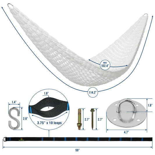 Tranquillo Universal Woven Portable Hammock Nest
