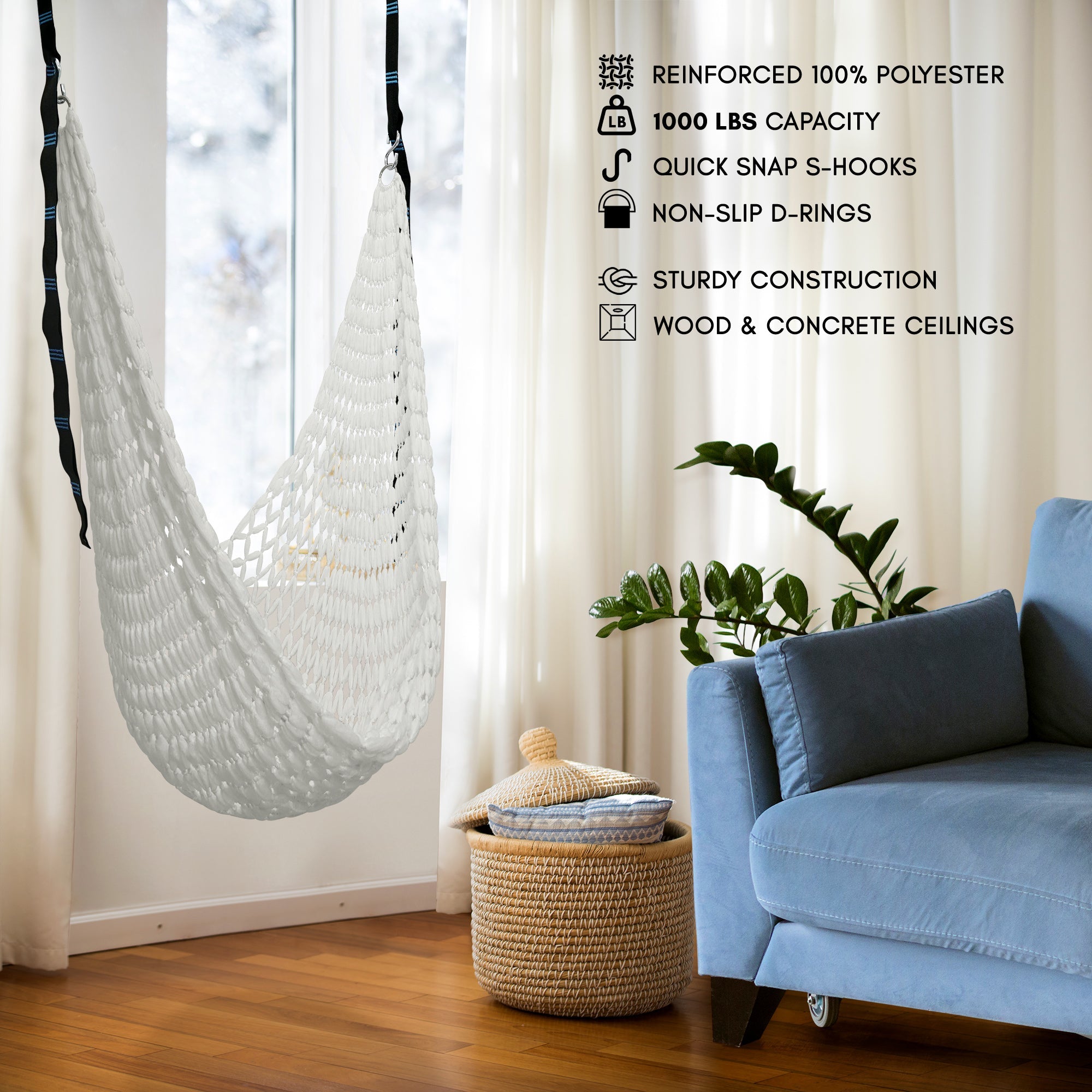 Tranquillo Universal Woven Portable Hammock Nest