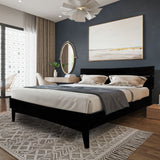 Acacia Aurora Deluxe Wood Platform Bed Frame for Ultimate Comfort and Style