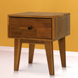 Sofia 1-Drawer Solid Wood Nightstand