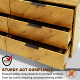 Megsu Veyron 6 Drawers Dresser