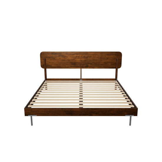 Frida Deluxe Solid Wood Bed Frame - Premium Quality Craftsmanship and Timeless Elegance