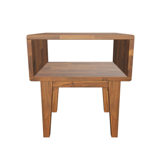 Acacia Serena Solid Wood Nightstand - Elegant and Durable Bedside Storage