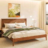 Acacia Haven Deluxe Wood Platform Bed Frame - Megsu
