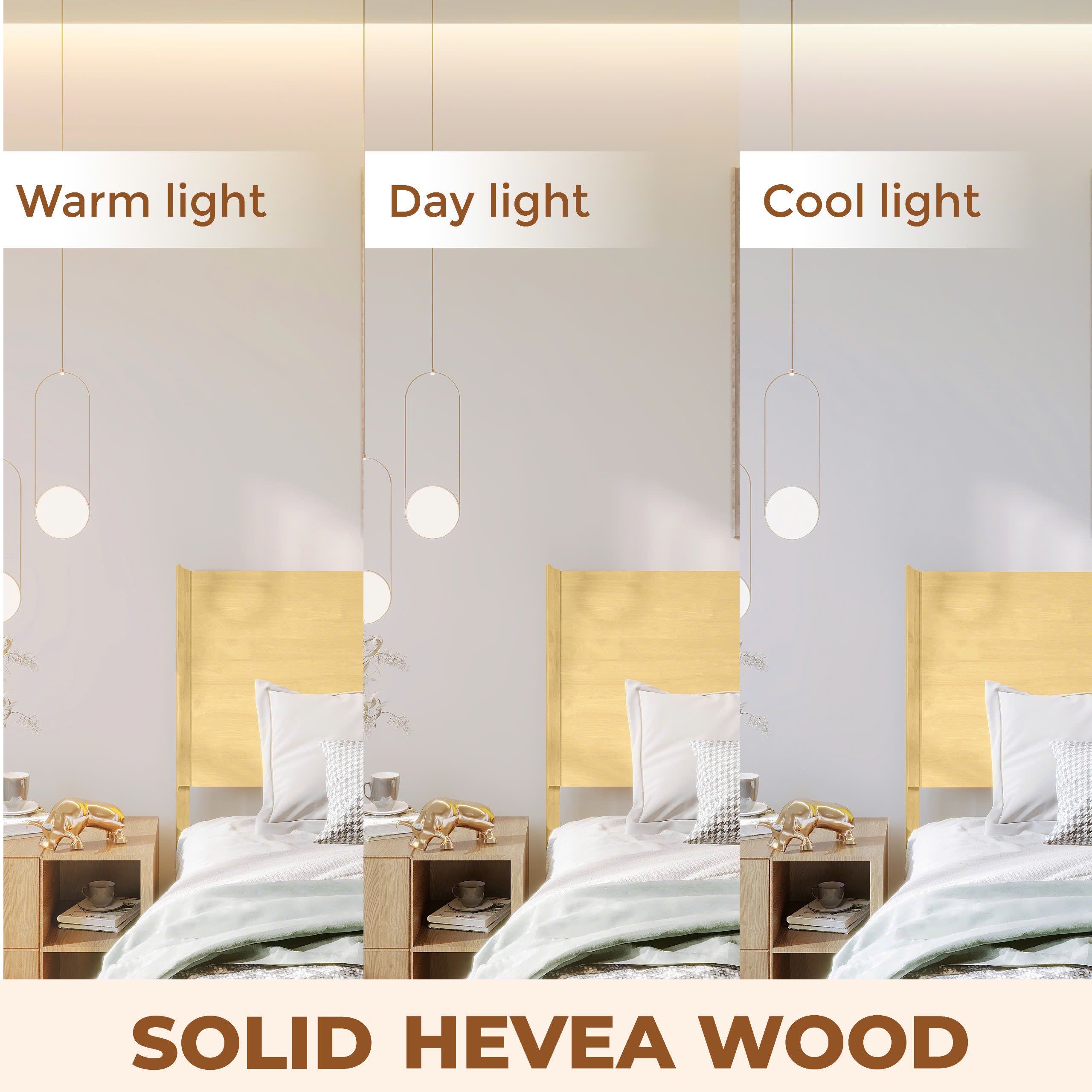 Acacia Haven Deluxe Wood Platform Bed Frame for Ultimate Comfort and Style